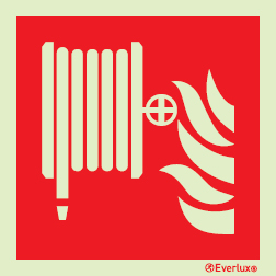 Fire-fighting equipment signs, Fire hose reel