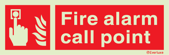 Fire-fighting equipment signs, Fire alarm call point