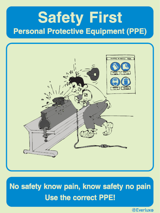 Safety notices, PPE