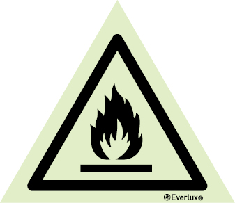 Warning signs, Danger flammable material