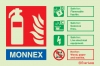 Fire-fighting equipment signs, ID signs, Monnex