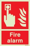 Fire-fighting equipment signs, Fire alarm