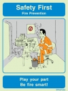 Safety notices, Fire prevention