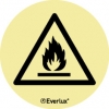 Self-adhesive signs, Safety signage for industrial equipment, Flammable liquid