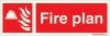 Reflecto-luminescent signs, Fire-fighting equipment signs, Fire plan