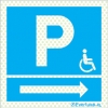 Reflecto-luminescent signs, Parking signs