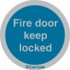 Mandatory signs, Fire door signs, Fire Door Keep Locked