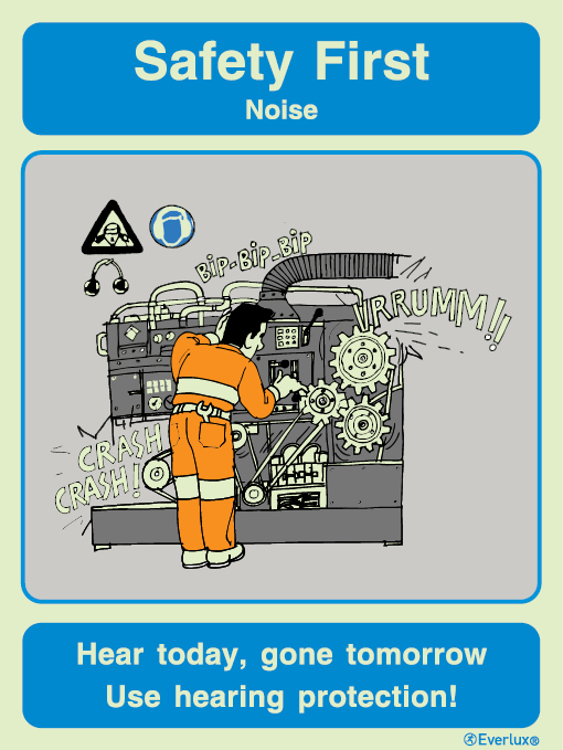 Safety notices, Noise