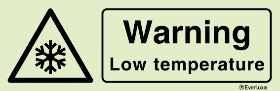 Warning signs, Warning low temperatures