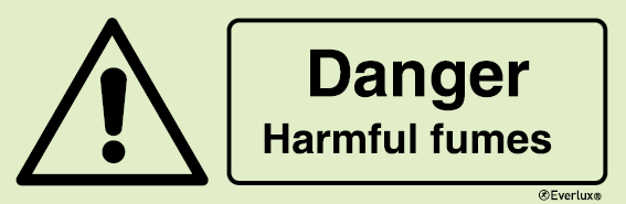 Warning signs, Danger harmful fumes