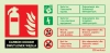 Fire-fighting equipment sign, carbon dioxide ID welsh/polish