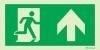 Emergency escape route sign, Large Directional signs BS ISO 7010, Arrow up
