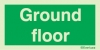 Emergency escape route sign, Floor and stair level identification signs, Ground floor