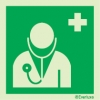 Emergency escape route sign, Safe condition signs, Doctor