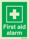 Emergency escape route sign, Safe condition signs, First aid alarm