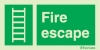 Emergency escape route signs, British standard composite escape route signs, Fire escape
