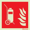 Fire-fighting equipment signs, Mobile fire extinguisher
