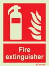 Fire-fighting equipment signs, Fire extinguisher