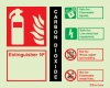 Fire-fighting equipment signs, Numbered ID signs, CO2