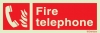 Fire-fighting equipment signs, Fire telephone
