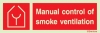 Fire-fighting equipment signs, Manual control of smoke ventilation