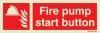 Fire-fighting equipment signs, Fire pump start button
