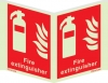 Fire-fighting equipment signs, Panoramic fire equipment signs, Fire extinguisher