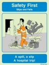 Safety notices, Slips and falls