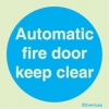 Mandatory signs, Fire door signs, Automatic Fire door keep clear