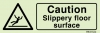 Warning signs, Caution slippery floor
