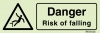 Warning signs, Danger risk of falling