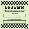 Warning signs, CCTV signage, Be aware