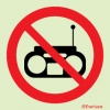 Prohibition signs, signs prohibiting dangerous actions, No radio