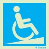 Public information signs, Wheelchair ramp