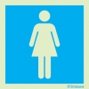 Public information signs, Toilet women