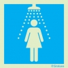 Public information signs, Shower women