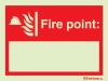 Aluminium signs, Fire point