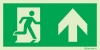 Signs for tunnels, Emergency escape route signs, up