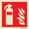 Signs for tunnels, Fire-fighting equipment and emergency vehicles signs, Fire extinguisher