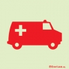 Signs for tunnels, Fire-fighting equipment and emergency vehicles signs, Ambulance
