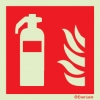 Signs for wind turbines, Emergency, fire and prohibition signs, Fire extinguisher