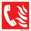 Reflecto-luminescent signs, Fire-fighting equipment signs, Fire telephone