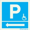 Reflecto-luminescent signs, Parking signs