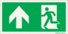 Reflecto-luminescent signs, Emergency escape route, Up