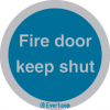 Mandatory signs, Fire door signs, Fire Door Keep Shut
