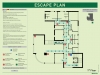 Escape plans, Evacuation plans for hotels, schools, shooping centres, hospitals